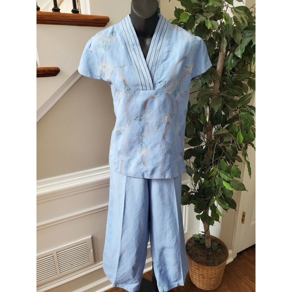 Jennifer Eden Women's Navy Blue 2 Piece Suit 12